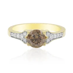 SI1 Argyle-Cognac-Brillant-Goldring (Mark Tremonti)