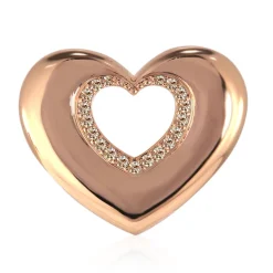 SI1 Argyle-Rose de France-Brillant-Goldanhänger