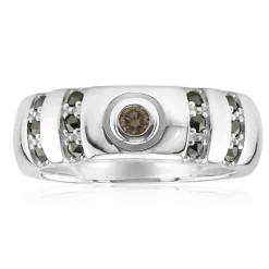 SI1 Argyle-Rose de France-Brillant-Silberring (Annette classic)