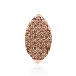 SI1 Argyle-Rose de France-Brillant-Goldanhänger