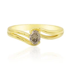 SI1 Argyle-Schokoladen-Diamant-Goldring (Mark Tremonti)