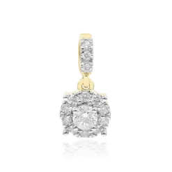 SI1 (G) Brillant-Goldanhänger