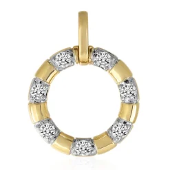 SI1 (G) Brillant-Goldanhänger