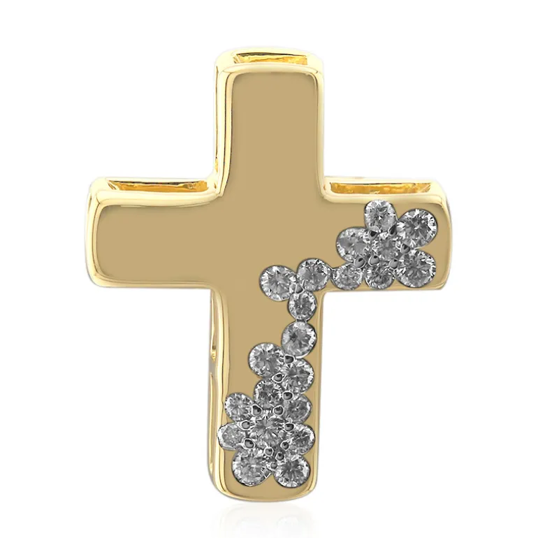 SI1 (G) Brillant-Goldanhänger