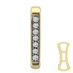 SI1 (G) Brillant-Goldanhänger