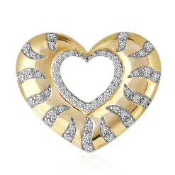 SI1 (G) Brillant-Goldanhänger