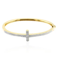 SI1 (G) Brillant-Goldarmreif