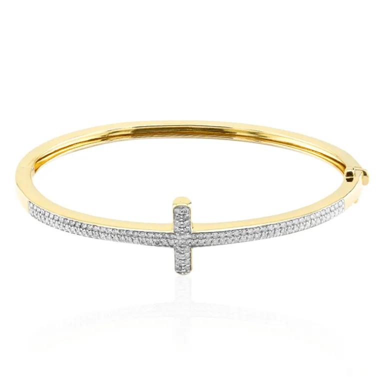 SI1 (G) Brillant-Goldarmreif