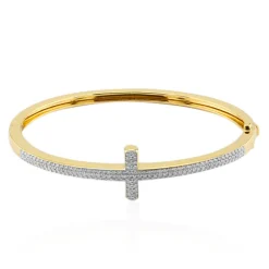 SI1 (G) Brillant-Goldarmreif