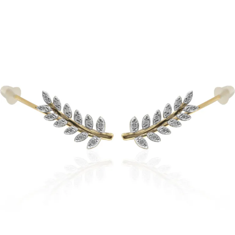 SI1 (G) Brillant-Goldohrringe