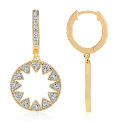 SI1 (G) Brillant-Goldohrringe