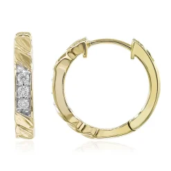 SI1 (G) Brillant-Goldohrringe