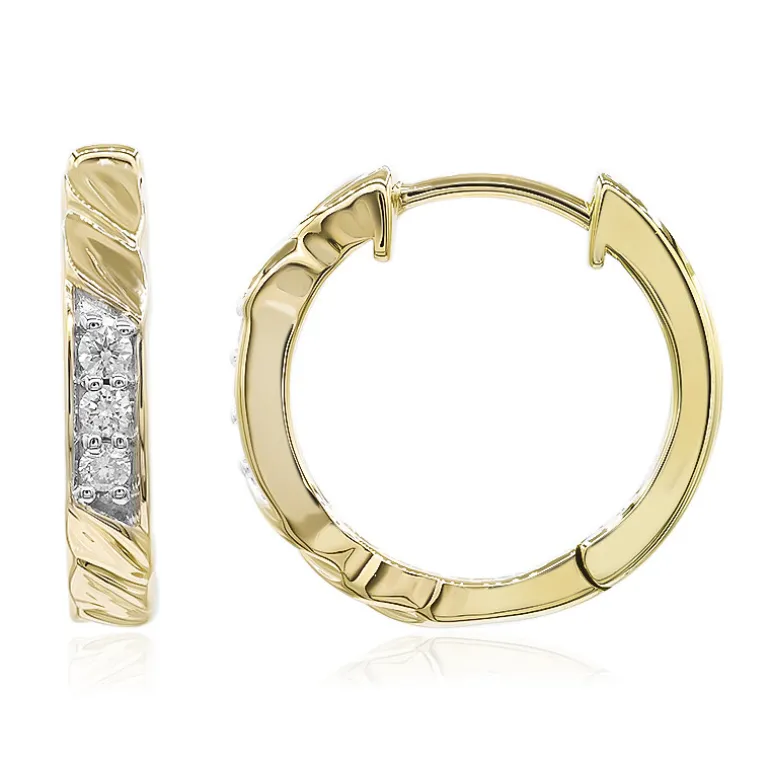 SI1 (G) Brillant-Goldohrringe