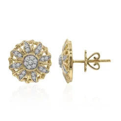 SI1 (G) Brillant-Goldohrringe