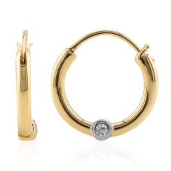 SI1 (G) Brillant-Goldohrringe