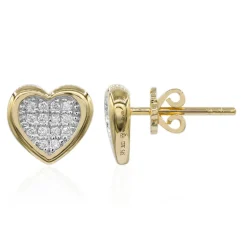 SI1 (G) Brillant-Goldohrringe