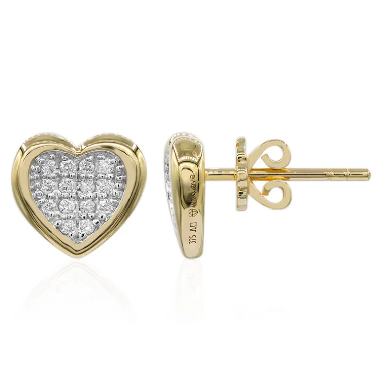 SI1 (G) Brillant-Goldohrringe