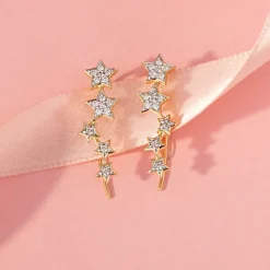 SI1 (G) Brillant-Goldohrringe