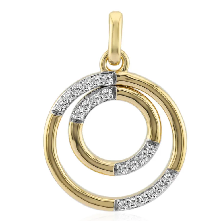 SI1 (G) Brillant-Silberanhänger