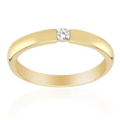 SI1 (G) Brillant-Silberring