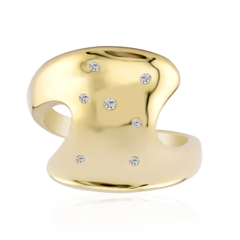 SI1 (G) Brillant-Silberring