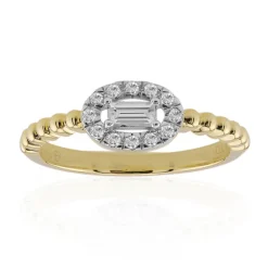 SI1 (G) Diamant-Goldring