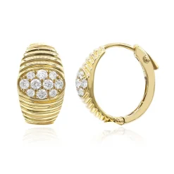 SI2 (H) Brillant-Goldohrringe (CIRARI)