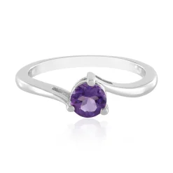 Sibirischer Amethyst-Silberring
