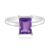 Sibirischer Amethyst-Silberring