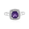 Sibirischer Amethyst-Silberring