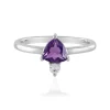 Sibirischer Amethyst-Silberring