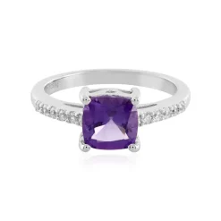 Sibirischer Amethyst-Silberring