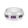Sibirischer Amethyst-Silberring