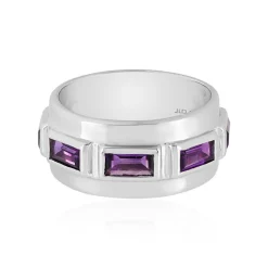 Sibirischer Amethyst-Silberring