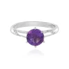 Sibirischer Amethyst-Silberring
