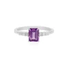 Sibirischer Amethyst-Silberring