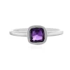 Sibirischer Amethyst-Silberring