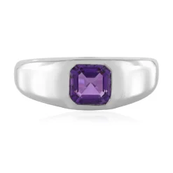 Sibirischer Amethyst-Silberring
