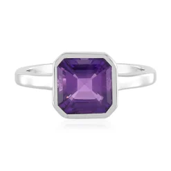 Sibirischer Amethyst-Silberring