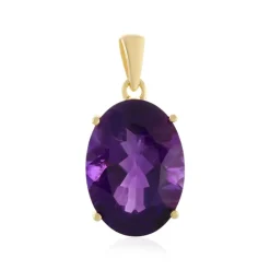 Sibirischer Amethyst-Silberanhänger