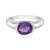 Sibirischer Amethyst-Silberring
