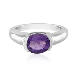 Sibirischer Amethyst-Silberring