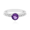 Sibirischer Amethyst-Silberring