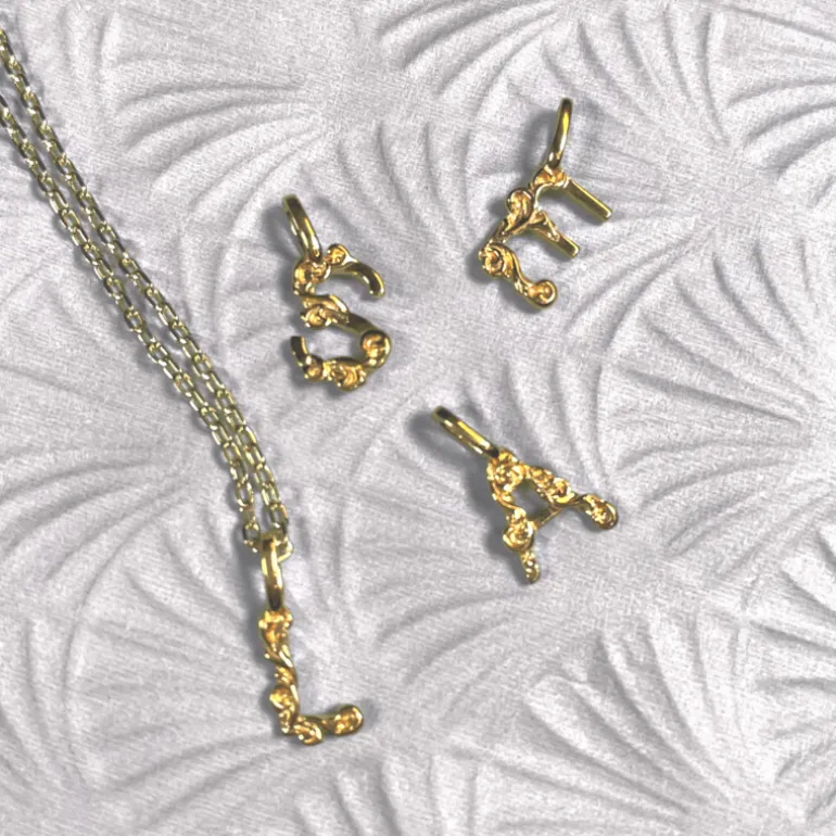 Silberanhänger Buchstabe L