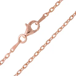 Silber-Ankerkette - 70 cm - 3,7 g - rosévergoldet