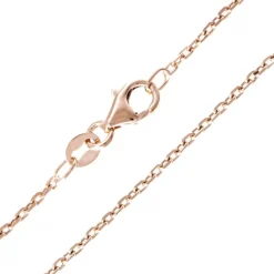Silber-Ankerkette - 2,4 g - 45 cm - rosévergoldet