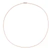 Silber-Criss-Cross-Kette - 4,9 g - 90 cm - rosévergoldet