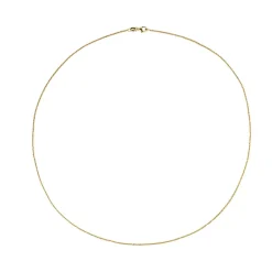 Silber-Criss-Cross-Kette - 3,8 g - 60 cm - vergoldet