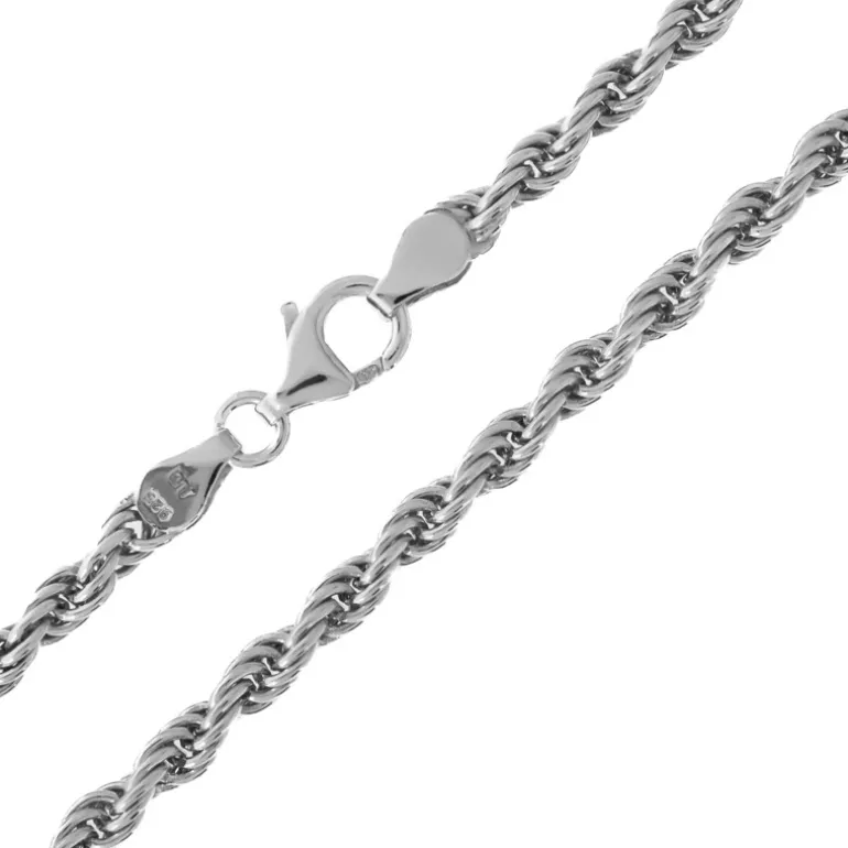 Silber-Kordelkette - 15,17 g - 45 cm