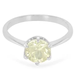 Silberner Sonnenstein-Silberring